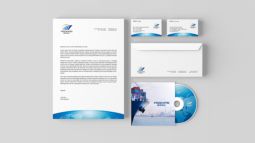 黃遠海符號創意 耀洋航運Logo與VI設計與集成電路設計的巧妙融合